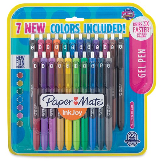 Paper Mate; Paper Mate Inkjoy Retractable Gel Pens - Fashion Colors, Set of 22; Category:Pens; Image:1